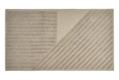 NJRD Stripes bath mat 50x90 cm, Beige
