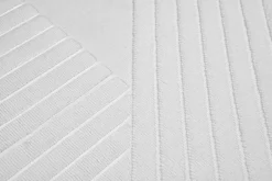Clearance NJRD Stripes bath mat 50x90 cm, White