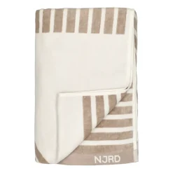 Bath Sheets|Towels^NJRD Stripes bath towel 100x150 cm, Beige
