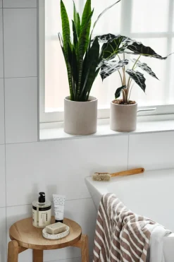 Bath Sheets|Towels^NJRD Stripes bath towel 100x150 cm, Beige