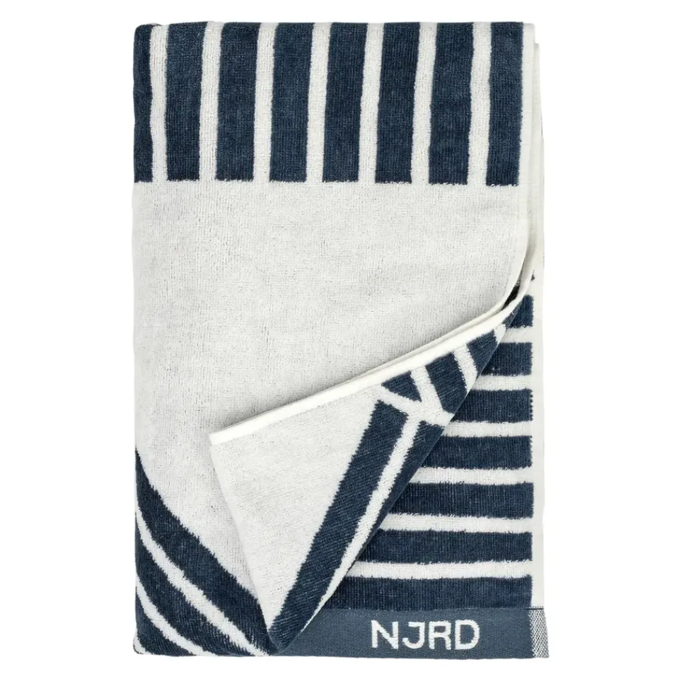 Hot NJRD Stripes bath towel 70x140 cm, Blue