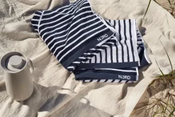 Hot NJRD Stripes bath towel 70x140 cm, Blue