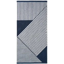 Hot NJRD Stripes bath towel 70x140 cm, Blue