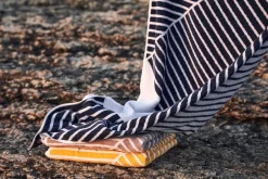 Hot NJRD Stripes bath towel 70x140 cm, Blue