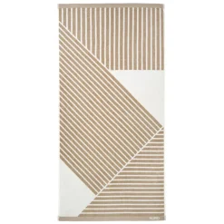 Best NJRD Stripes bath towel 70x140 cm, Beige