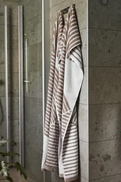 Best NJRD Stripes bath towel 70x140 cm, Beige