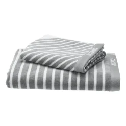 Outlet NJRD Stripes bath towel 70x140 cm, Grey