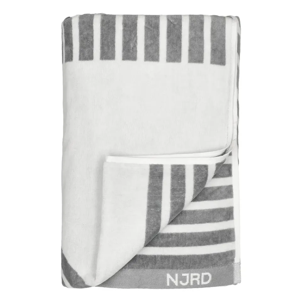 Bath Sheets|Towels^NJRD Stripes bath towel 100x150 cm, Grey