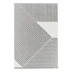Bath Sheets|Towels^NJRD Stripes bath towel 100x150 cm, Grey