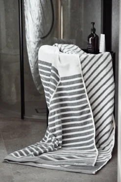 Bath Sheets|Towels^NJRD Stripes bath towel 100x150 cm, Grey