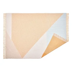 Best NJRD Stripes cotton throw, Yellow