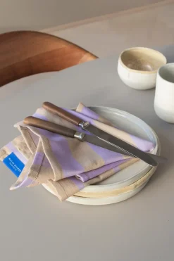 Dishcloths & Brushes^Mette Ditmer Stripes dishcloth 33x33 cm 2-pack, Sand Beige