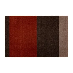 Online Tica copenhagen Stripes doormat horizontal, -terracotta. 40x60 cm Brown