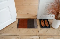 Online Tica copenhagen Stripes doormat horizontal, -terracotta. 40x60 cm Brown