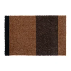Online Tica copenhagen Stripes doormat horizontal, Cognac-dark brown-black, 40x60 cm BrownBlack