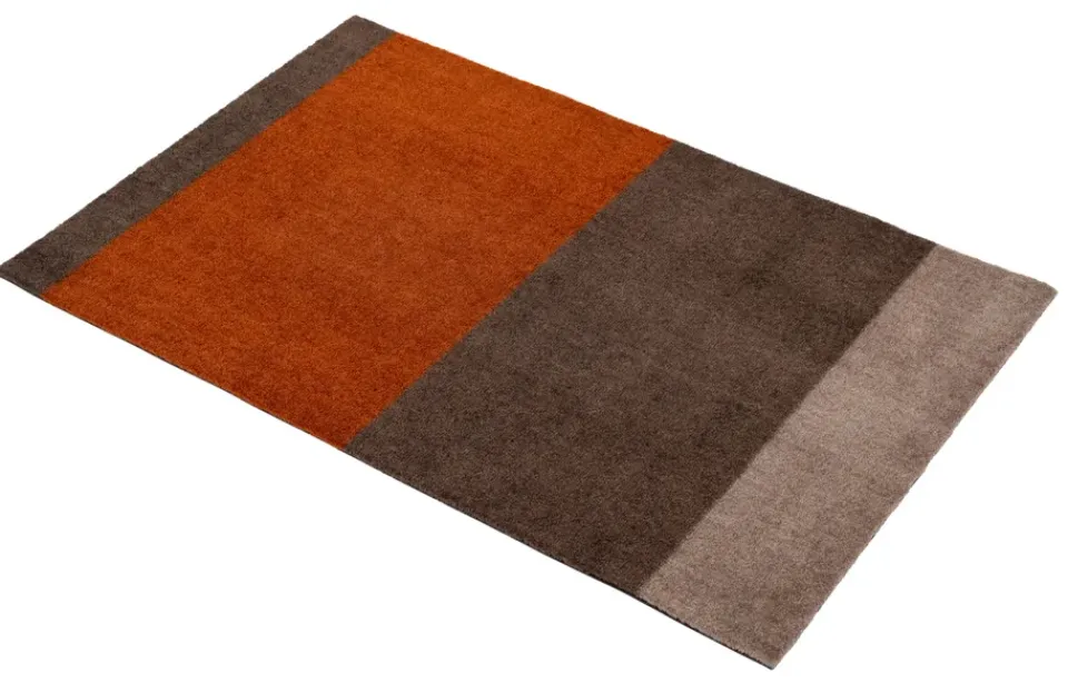 Sale Tica copenhagen Stripes doormat horizontal, -terracotta. 60x90 cm Brown