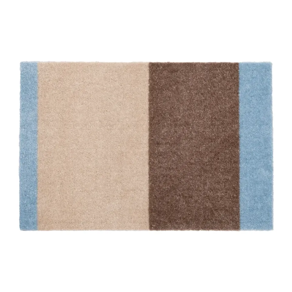 Door Mats^Tica copenhagen Stripes doormat horizontal, Ivory-sand-blue, 40x60 cm Multi