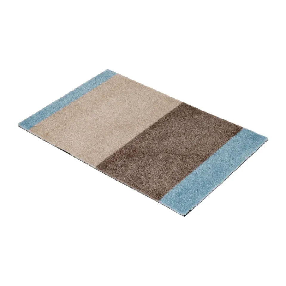 Door Mats^Tica copenhagen Stripes doormat horizontal, Ivory-sand-blue, 40x60 cm Multi