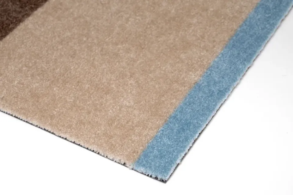 Door Mats^Tica copenhagen Stripes doormat horizontal, Ivory-sand-blue, 40x60 cm Multi