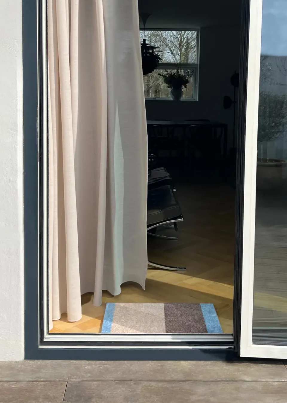 Door Mats^Tica copenhagen Stripes doormat horizontal, Ivory-sand-blue, 40x60 cm Multi
