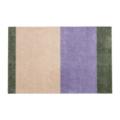 Discount Tica copenhagen Stripes doormat horizontal, Lilac-ivory-green, 60x90 cm Multi