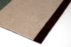 Door Mats^Tica copenhagen Stripes doormat horizontal, Green-ivory-bordeaux, 40x60 cm Multi