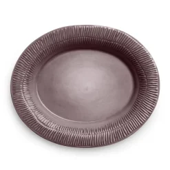 Serving Platters & Dishes^Mateus Stripes platter 30x35 cm, plum Purple