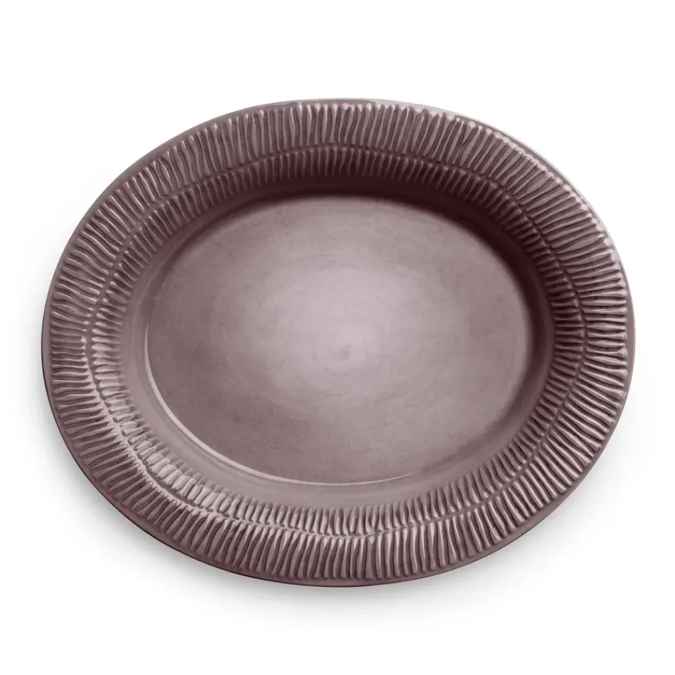 Serving Platters & Dishes^Mateus Stripes platter 30x35 cm, plum Purple