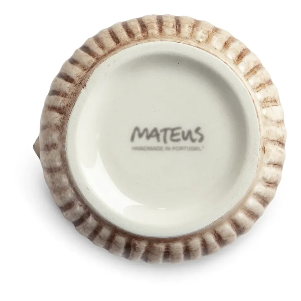 Hot Mateus Stripes pot 30 cl, Cinnamon Brown