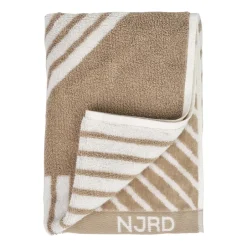 Towels^NJRD Stripes towel 50x70 cm, Beige