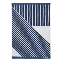 Towels^NJRD Stripes towel 50x70 cm, Blue