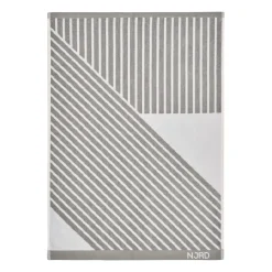 Towels^NJRD Stripes towel 50x70 cm, Grey