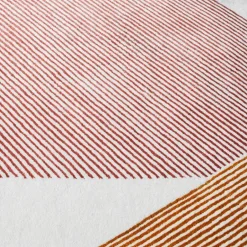 Wool Rugs^NJRD Stripes wool rug pink, 200x300 cm Multi