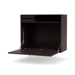 Desks^Montana STUDIO desk, wall hung, Balsamic 160 Brown