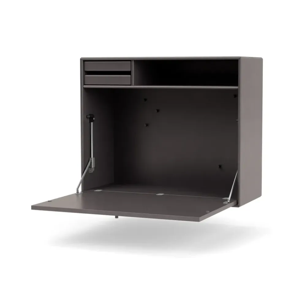 Sale Montana STUDIO desk, wall hung, Coffee 35 Brown