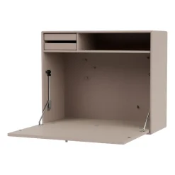 Desks^Montana STUDIO desk, wall hung, Mushroom Beige