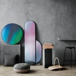 Round Mirrors|Wall Mirrors^Fritz Hansen Studio Roso mirror round, Green Multi