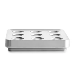 Candle Holders^Born In Sweden Stumpastaken ball polished, Small Silver-coloured