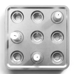 Candle Holders^Born In Sweden Stumpastaken ball polished, Small Silver-coloured