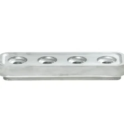 Hot Born In Sweden Stumpastaken candle holder long, 8,5x29,5 cm Silver-coloured