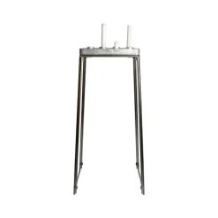 Candle Accessories^Born In Sweden Stumpastaken candle holder base, Silver Silver-coloured