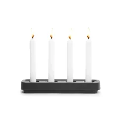New Born In Sweden Stumpastaken candle holder , long Black