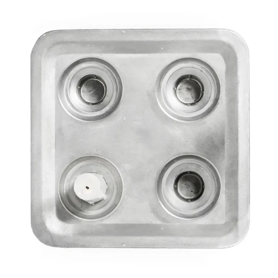 New Born In Sweden Stumpastaken Four, Aluminum Silver-coloured