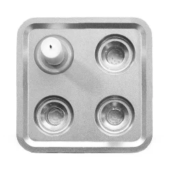 Best Born In Sweden Stumpastaken Four, Polished aluminum Silver-coloured