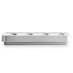 Advent Candle Holders^Born In Sweden Stumpastaken long ball polished, 8.5x29.5 cm Silver-coloured