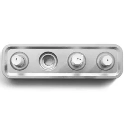 Advent Candle Holders^Born In Sweden Stumpastaken long ball polished, 8.5x29.5 cm Silver-coloured