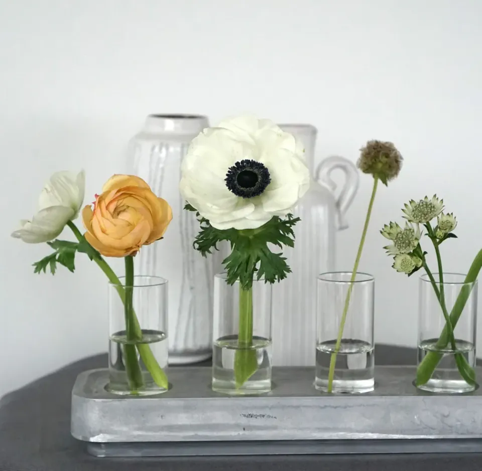 Advent Candle Holders^Born In Sweden Stumpastaken long ball polished, 8.5x29.5 cm Silver-coloured