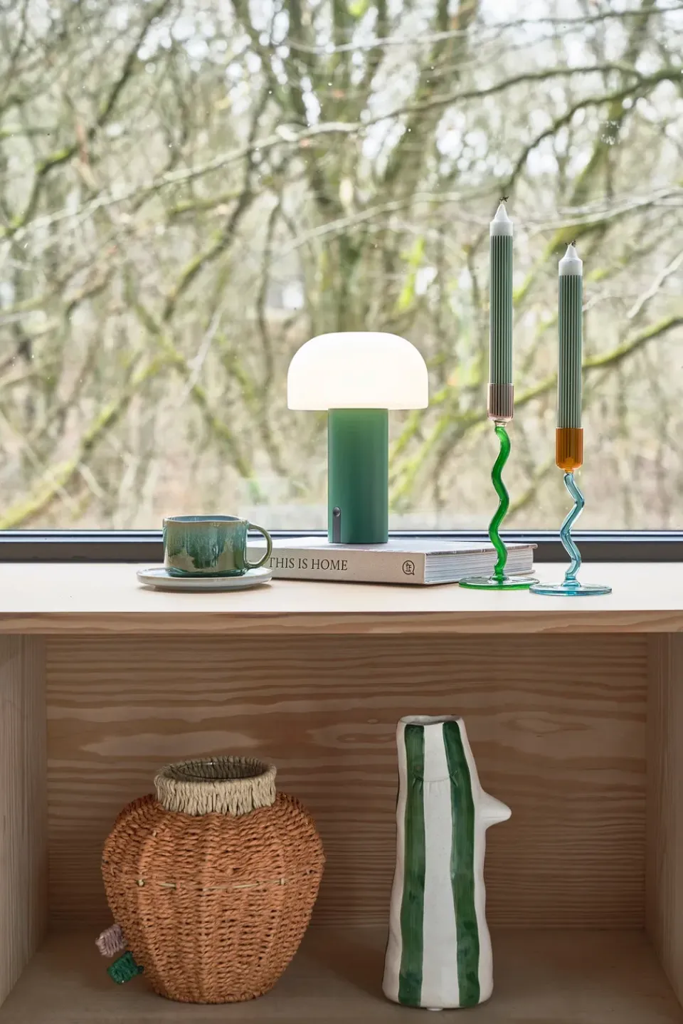 Sale Villa Collection Styles LED lamp portable Ø15 cm, Green