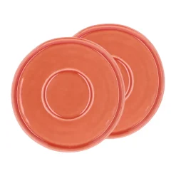 Tea & Coffee Saucers^Villa Collection Styles tea saucer Ø13 cm 2-pack, Amber Orange