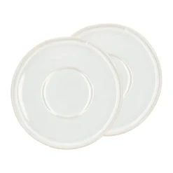 Tea & Coffee Saucers^Villa Collection Styles tea saucer Ø13 cm 2-pack, Cream White